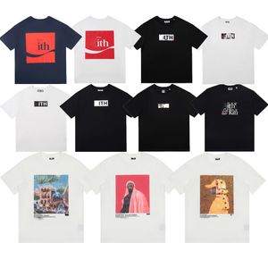 Erkekler Tasarımcı Tshirt Y2K Gömlek Çift High Street Trendy Marka Hip-Hop Stil Tişört Çok yönlü