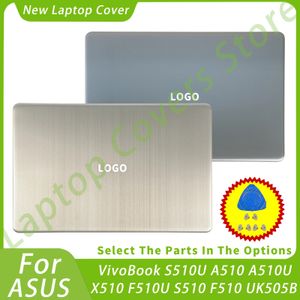 Metallgehäuse für ASUS VivoBook S510U A510 A510U X510 F510U S510 F510 UK505B LCD Back Cover Laptop Gehäuse Case Grau/Gold 240307