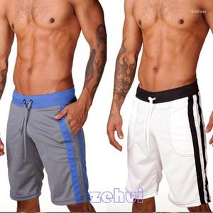 Men's Shorts Men Soft Loose Knee Length Quick-Drying Breathable Mesh Low Waist