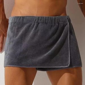 Menas de dormir Culottes calças divididas toalhas macias de toalha curta