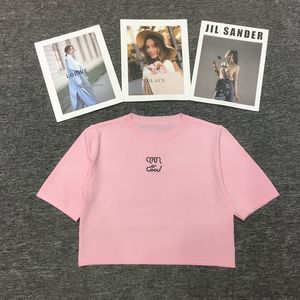 ファッションレディースデザイナーの服リアルショット新しいパターン3D印刷汎用型短袖Tシャツシンプルなカジュアルルーズラグジュアリー若い女性服ニットトップワンサイズ