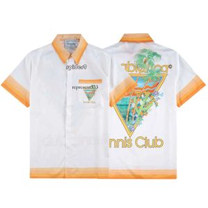 casa blanca shirts New Aviation Window Themed Print Men's Women's Loose and Versatile Short Sleeved Shirts for Summer Wear
