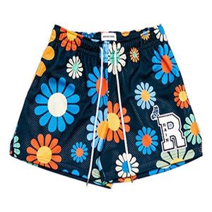 Męskie spodenki letnie spodenki na świeżym powietrzu Ryoko Rain Trendy Street Mesh Shorts męskie luźne sporty na kolanach Szybkie suszenie spodnie plażowe J240322