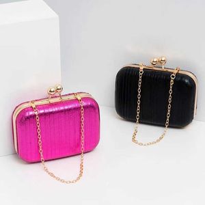 Evening Bags Small Purple Clutch Purse for Women 2023 Designer Luxury Evening Handbags Crossbody Shoulder Wallets and Messanger Party BagL2403