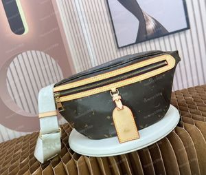 10A Bumbag Designer Bag Unissex Marrom Flor Cintura Bag Rise Bumbag Alça Larga Ao Ar Livre Casual Fannypack Crossbody Bags Mulheres Homem Bolsas Diárias Peito Bolsa Melhor Qualidade