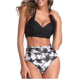 women bikini designer swimsuit gathered Bikini Swimsuit womens sexy high waist bikini