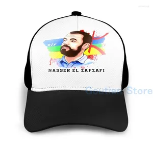 Bola bonés moda de nasser el zafzafi rif hirak liberdade boné de basquete homens mulheres impressão gráfica preto unisex adulto chapéu