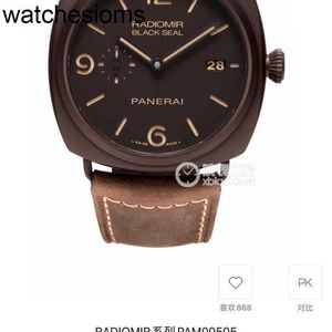 Zegarki Panerass mechaniczny luksus Rademir PAM00505 Automatyczne zegarek 45 mm Wodoodporny zegarek