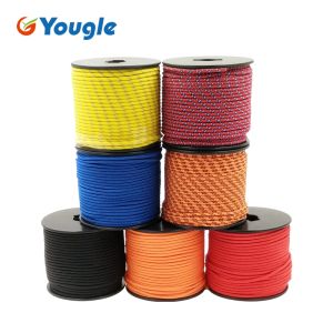 Paracord Yougle 5Strand 350 Paracord Parachute Cord Lanyard Rope Mil Spec Climbing Camping Sticked Armband Survival Equipment 164ft