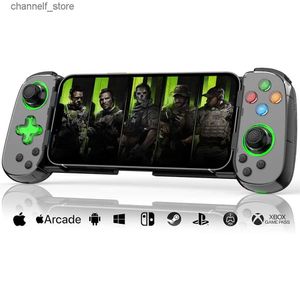 Controller di gioco Joysticks D7 GamePad Elasterble Game Controller Game Supports Six Axis Android Bluetooth Wireless GameController supporta SwitchPciosy2403