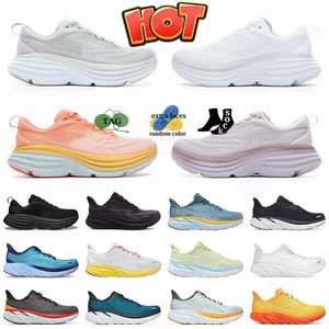 Top Quality One Clifton 8 Running Shoes Atlético Homens Designer Mulheres Bondi 8 Mens Treinadores Escalando Clifton 9 Carbono X 2 Sapatilhas Esportivas Choque Rodovia Moda DHL