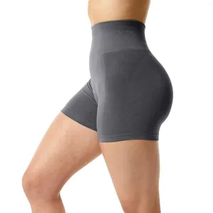 Calças femininas sem esforço sem costura shorts apertados ginásio mulheres treino yoga macio cintura alta roupas fitness esportes wear