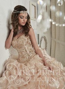 2018 Quinceanera Dresses Amazons Sells Heartshaped Champagne Bags Eugen Gauze Mats Heavy Trail