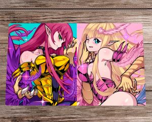Pads Anime Yugioh Playmat Harpie Lady Harpie Girl Trading Game Mat CCG TCG Playmat Dut biurko biurko mata za darmo torba Mousepad 60x35cm