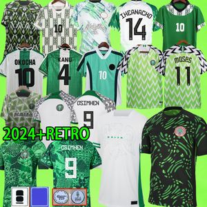 Nigeria Copa do mundo 1994 Retro Nigéria Starboy clássico camisa de futebol 94 Okecha Yekini Amokachi 94 uniformes vintage em casa verde soccer jersey football shirt Maillot