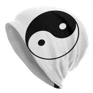 Berretti Asiatici Simbolo Yin Yang Uomo Donna Berretti adulti Berretti Berretto lavorato a maglia Cappello caldo Hip Hop Autunno Inverno Cappelli Skullies all'aperto