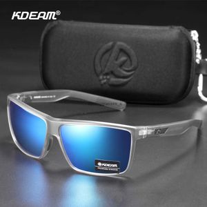 KDEAM New High Definition Driving Glasses Outdoor Sports Polarized Sunglasses Silicone Nose Support Foot Tail KD029