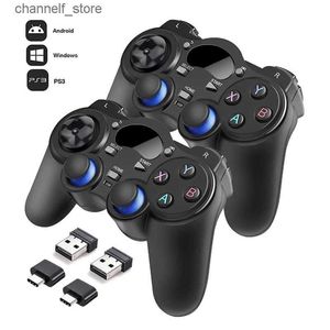 Controladores de jogo Joysticks Gamepad sem fio Controlador de jogo para PC Laptop 2.4G Joystick USB Joypad para Android TV Box Smartphone Tablet Raspberry PiY240322