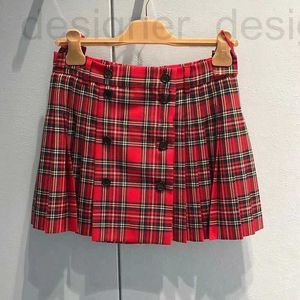 スカートデザイナーの真新しい春と夏Ymiu格子縞のプリーツスカート、英国スタイルの学生ショートスリムな甘い、汎用性の高いユニークなハーフスカートのための6pzc