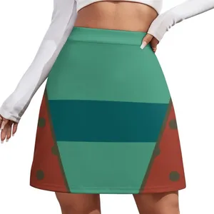 Röcke Wassermelonenanzug Minirock Modest für Frauen in Kleidern