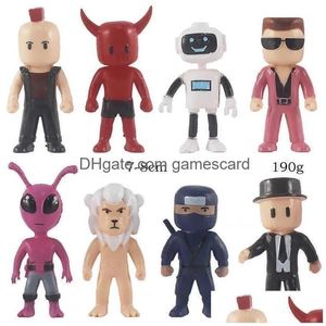 Action Toy Figure Stumble Guys Figura Figura Set per ragazzi Collezione di modelli in PVC Giocattoli per bambini T230815 Regali di consegna di goccia Dhnxm