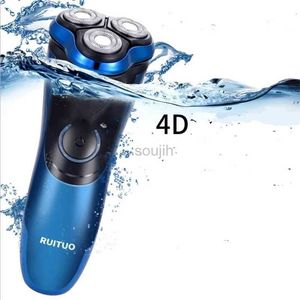 Electric Shavers Washable Electric Mens Beard Razor 3D Floating Razor Facial Beauty Scissor Mouse Trimmer Facial Razor 240322