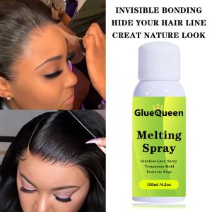 Adhesives Lace Melting Spray Invisible Hair Glue Wig Glue Waterproof Wholesale Private Label Strong Hold Hair Glue For Lace Front Wigs