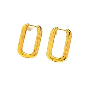 Gold Stud Designer Women List Love Fashion Gifts Kolczyki ze stali nierdzewnej Spring Biżuteria Hurtowa ZG1814