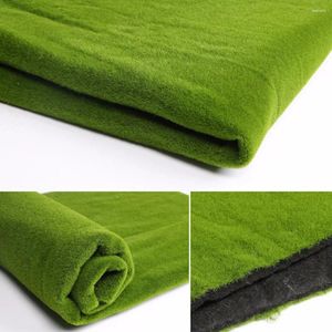 Decorative Flowers Silk Cotton Artificial Moss Square 100x100cm Plants Realistic DIY Fake For Shop Grass Green Home Practical