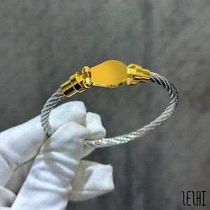 Fd bileklik kişiselleştirilmiş cazibe bilezikleri altın bilezik kadın erkek paslanmaz çelik bilezikler insan bileklik düğün için altın bilezikler metal mücevherler