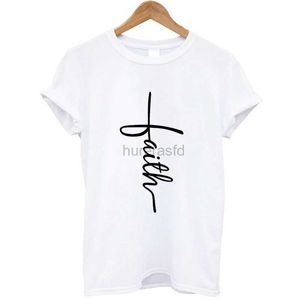 T-shirt da donna T-shirt da donna estiva a maniche corte T-shirt Jesus Stampa croce cristiana abbigliamento da strada grafica da donna abbigliamento estivo da donna 240323