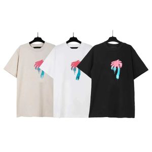 メンズTシャツエンジェル23SSメンズカップルレタープリントラウンドネックTシャツメンズハイストリートシャツプルオーバージョジョワルバーアドベンチャーJ240322