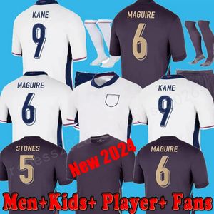 24 25 قميص كرة قدم في إنجلترا توبوكس قمصان كرة القدم Russo Angleterre Euro Cup Women Kirby White Bright Mead 24 25 Kane Sterling Rashford Sancho Grealish Men Kids Kit