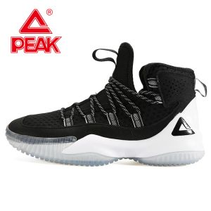 Boots Peak Men's Basketball Shoes Court Antislip Rebound Basketball Sneakers Light Sports Shoes Breattable Laceup High Top Gym Boots