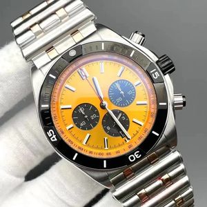 U1 최고 AAA 브레타일 링 시계 남성 슈퍼 코안 Chronomat Navitimer 크로노 그래프 50 주년 기념 시계 쿼츠 크로노 그라프 데이트 애전자 사파이어 스위스 손목 시계