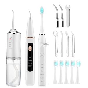 Other Appliances Oral irrigator dental water brush water jet ultrasonic dental scale cleaner electric toothbrush teeth whitening oral care set H240322