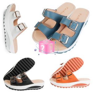 Nuovi sandali da donna casual doppio petto per uso domestico e outdoor scarpe casual versione coreana GAI colorato rosa blu arancione nuovo stile albicocca 2024 Moda Donna