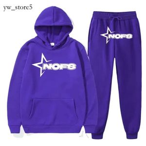 NOFS Tracksuits 패션 디자이너 Y2K 트랙 슈트 남성 세트 겨울 소노프 피스 가을 스웨트 스포츠 조깅하는 3819