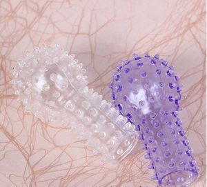 Designer sexo massagem luvas diversão dedo conjunto produtos sexuais homens criativo lobo dentes conjunto de cristal adulto e feminino masturbação produtos e02o