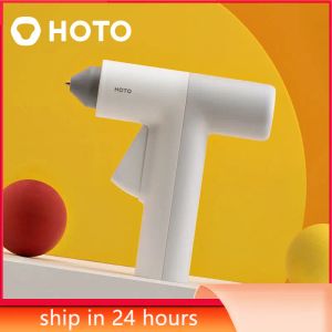 Polijsters Hoto Hot Melt Glue Gun Cordless with 125mm Glue Sticks Electric Thermal Mini Repair Tool Home Diy Hot Melt Adhesive