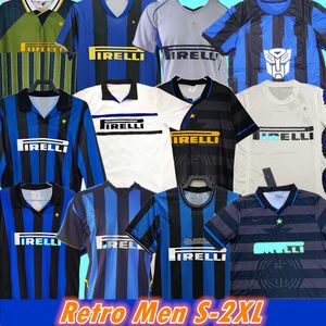 Футбольная форма в стиле ретро, короткая 2010 MILITO SNEIJDER ZANETTI Milan Football 97 98 99 с длинным рукавом Baggio ADRIANO 10 11, возврат Саморано РОНАЛДО ИНТЕРС Ибрагимович