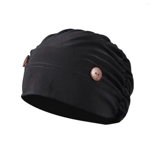 Berretti Asciugamano per capelli Foulard antivento Cappello turbante M Berretto da notte Rosso chemioterapia