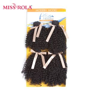 Pakiet pakietu panna Rola 78,5 cala kręconego syntetycznego splot 1B# podwójne pakiety 4 pakiety 200 g/paczka pełna głowa Kanekalon Hair
