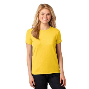 Custom Apparel O-neck t Shirt Women Crew Neck Tee Shirts Blank Tall Solid Color for Womens