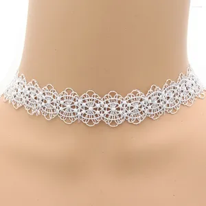 Catene 7 pezzi coreano squisito girocollo set velluto elasticizzato classico tatuaggio gotico collana di pizzo regalo per feste all'ingrosso Collares Para Mujer