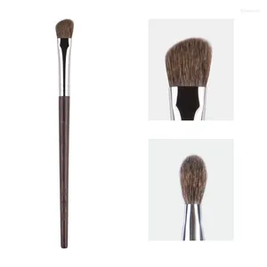 メイクアップブラシMyDestiny Brush-Ebonyハンドル自然髪20pcsシングルシリーズ-Goatponysquirrel Nasal Shadow Brush