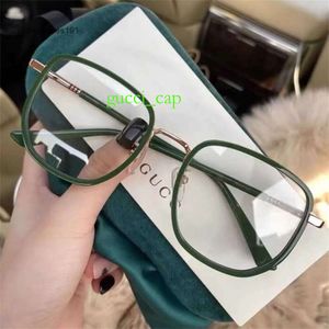 Солнцезащитные очки, дизайнерские очки, новинка 2023 года, оправа для очков с защитой от синего света, женская близорукость, готовый продукт для дома, тот же зеленый ультра мужской