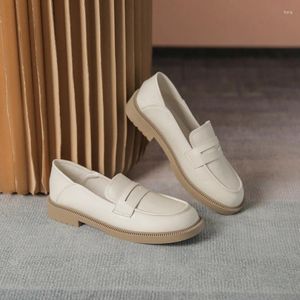 Casual Shoes Women Autumn Loafers med päls brittisk stil mjuka kvinnliga sneakers oxfords runda tå modis fall slip-on på klackar