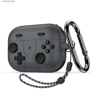 Airpod Pro 2ケースクールゲームプレーヤーデザインケースエアポッドプロの第2世代のおもしろいファッションソフトシリコン保護コベリ240322のイヤホンアクセサリー