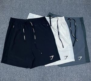 Shorts esportivos masculinos de secagem rápida com zíper, tubarão, leve, respirável, impresso, fitness, elástico, calças de treino, roupas esportivas para adultos, academia, corrida, shorts